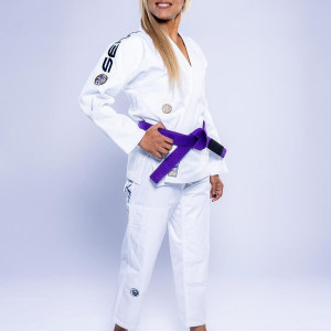 Kimono JJB Fuji Sports | Blanc Navy | SEKAI 3.0