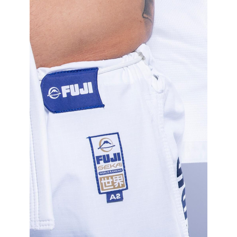 Kimono JJB Fuji Sports | Blanc Navy | SEKAI 3.0