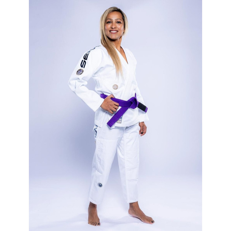 Kimono JJB Fuji Sports | Blanc Navy | SEKAI 3.0