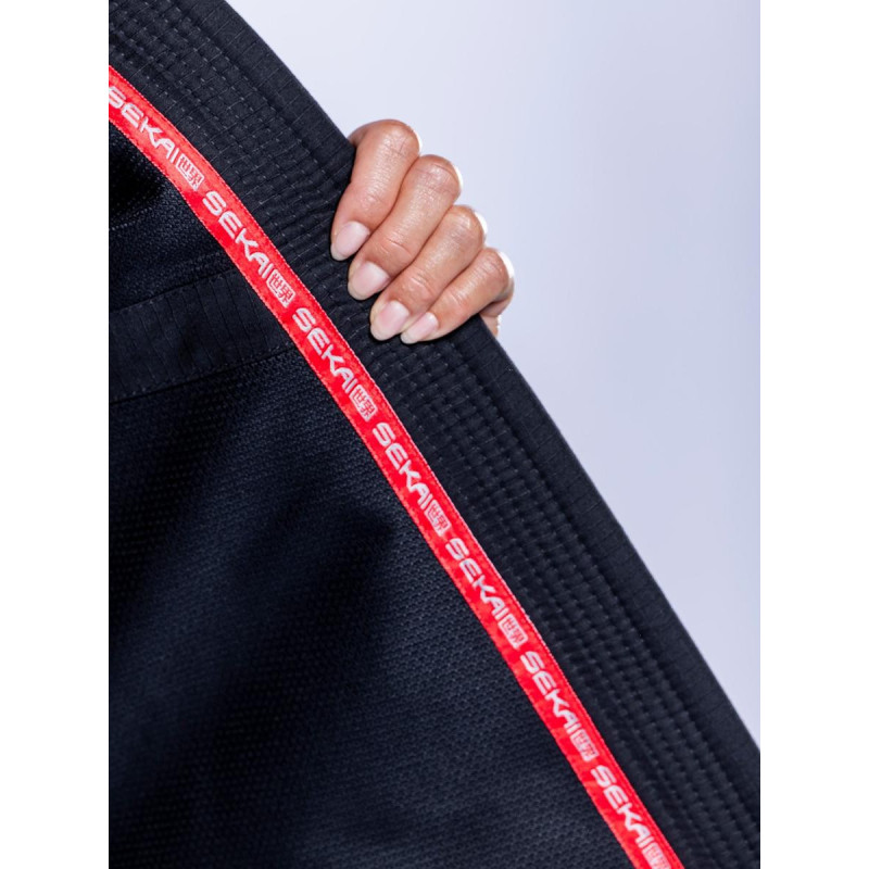 Kimono JJB Fuji Sports | Noir Gris | SEKAI 3.0