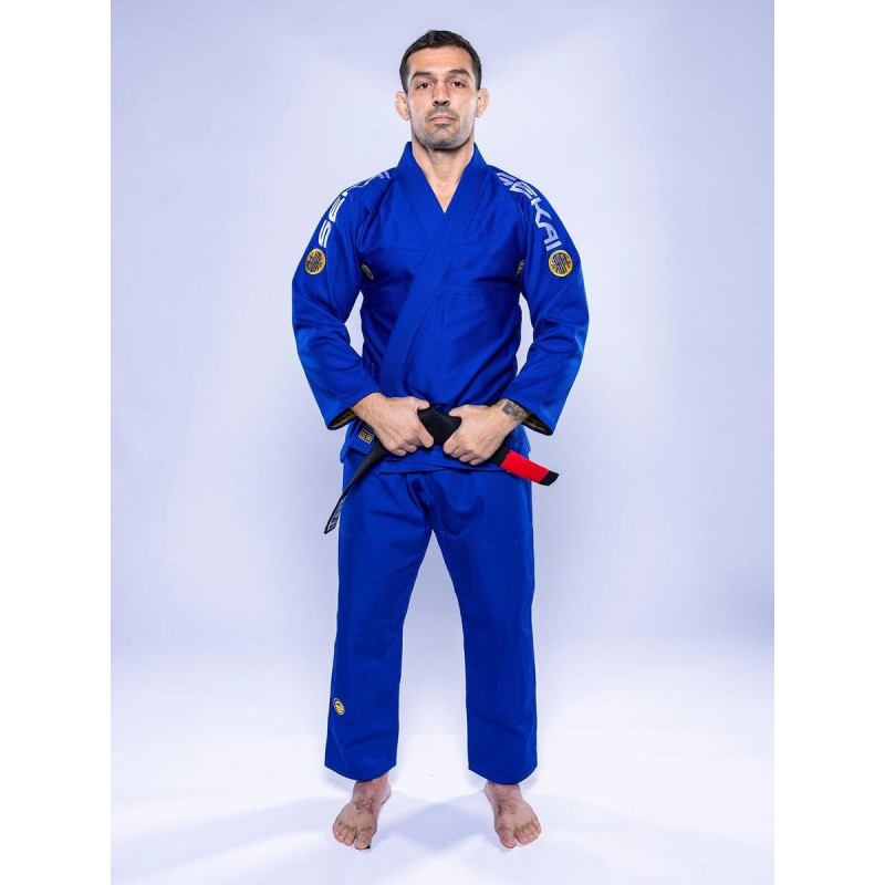 Kimono JJB Fuji Sports | Bleu/Jaune | SEKAI 3.0