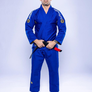 Kimono JJB Fuji Sports | Bleu/Jaune | SEKAI 3.0