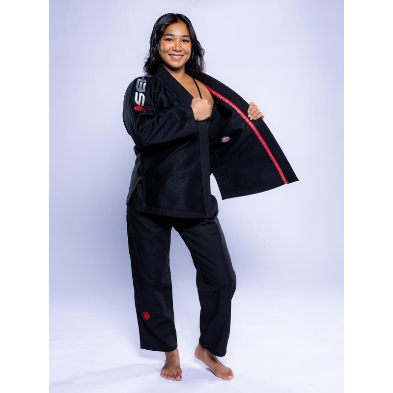 Kimono JJB Fuji Sports | Noir Gris | SEKAI 3.0