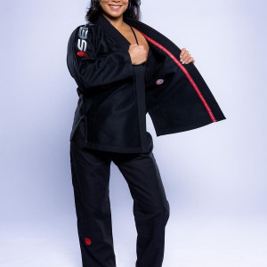 Kimono JJB Fuji Sports | Noir Gris | SEKAI 3.0