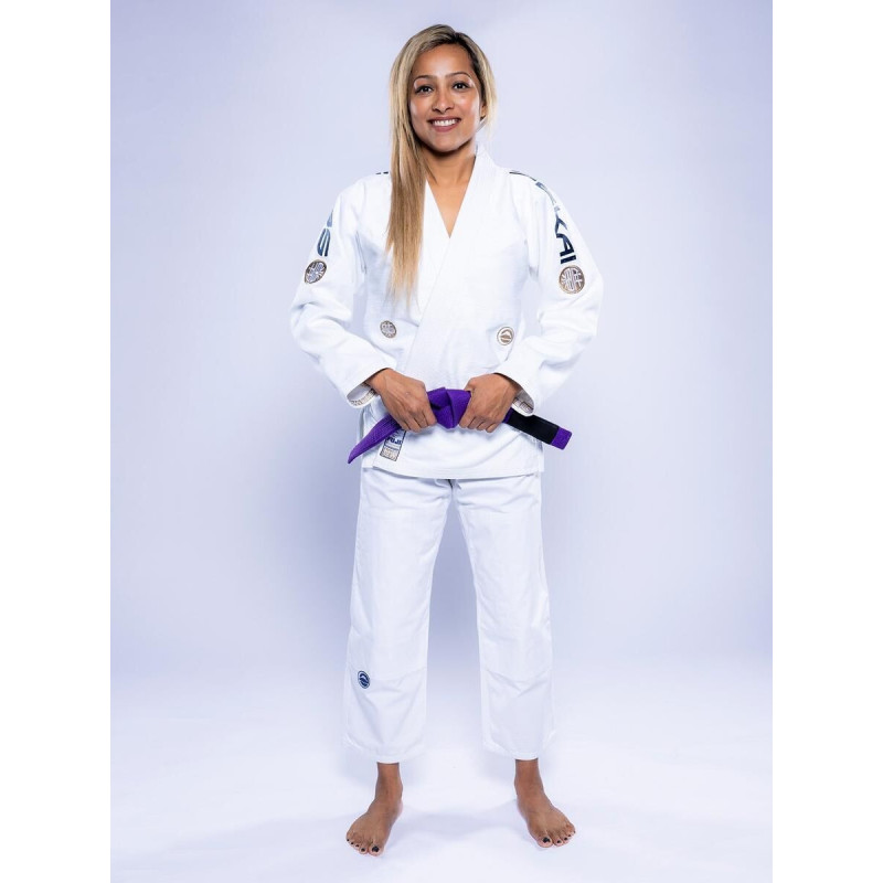 Kimono JJB Fuji Sports | Blanc Navy | SEKAI 3.0