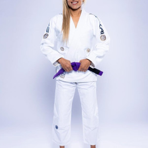 Kimono JJB Fuji Sports | Blanc Navy | SEKAI 3.0