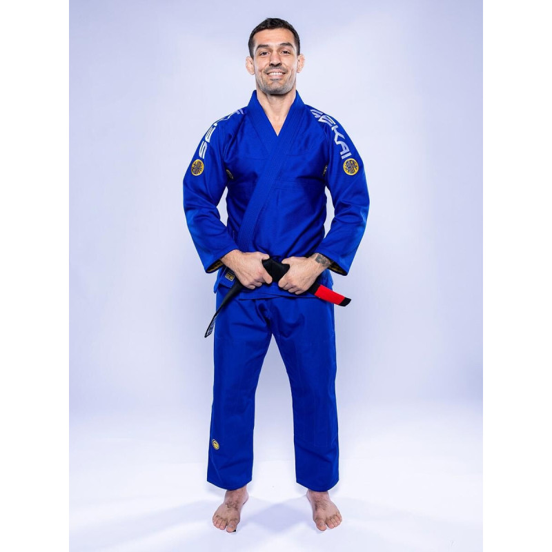 Kimono JJB Fuji Sports | Bleu/Jaune | SEKAI 3.0