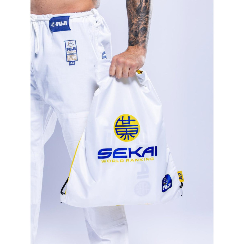 Kimono JJB Fuji Sports | Blanc Navy | SEKAI 3.0