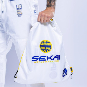 Kimono JJB Fuji Sports | Blanc Navy | SEKAI 3.0