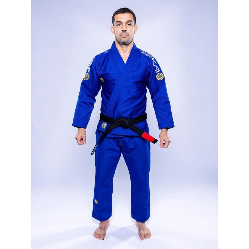 Kimono JJB Fuji Sports | Bleu/Jaune | SEKAI 3.0