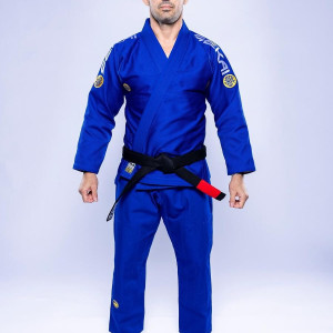 Kimono JJB Fuji Sports | Bleu/Jaune | SEKAI 3.0