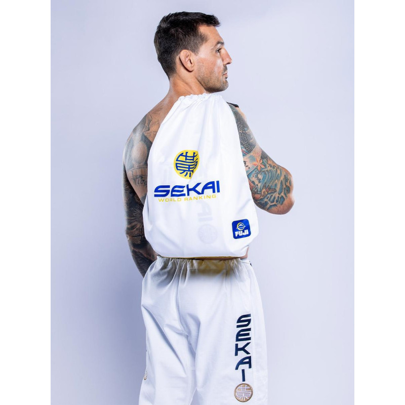 Kimono JJB Fuji Sports | Blanc Navy | SEKAI 3.0