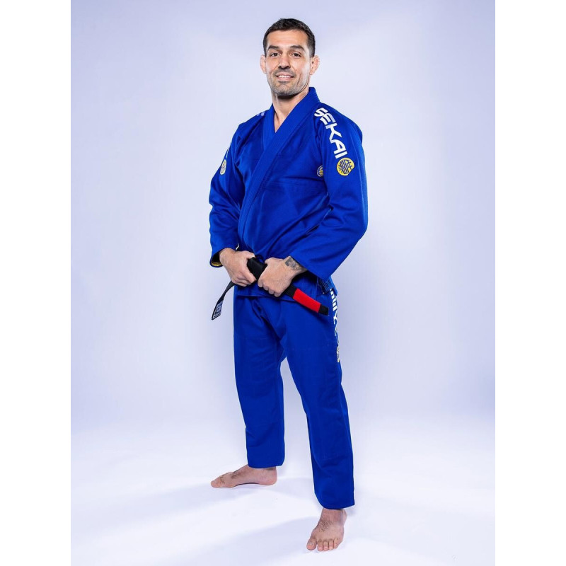 Kimono JJB Fuji Sports | Bleu/Jaune | SEKAI 3.0