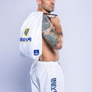 Kimono JJB Fuji Sports | Blanc Navy | SEKAI 3.0