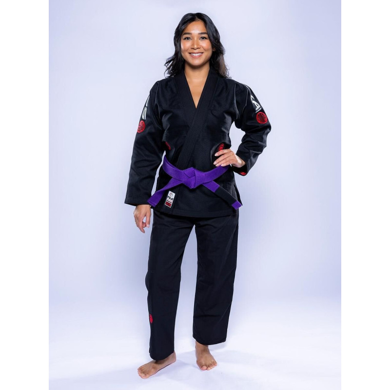 Kimono JJB Fuji Sports | Noir Gris | SEKAI 3.0