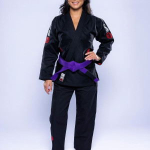 Kimono JJB Fuji Sports | Noir Gris | SEKAI 3.0