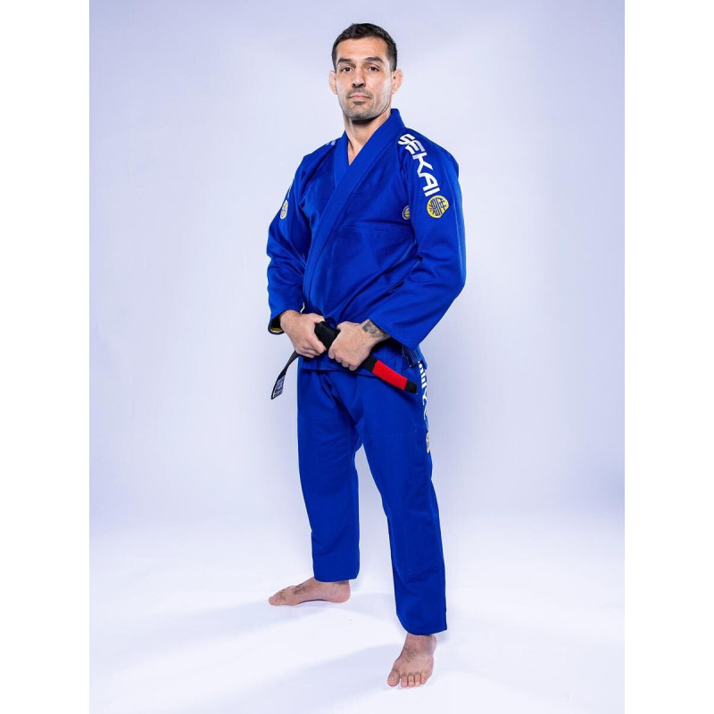 Kimono JJB Fuji Sports | Bleu/Jaune | SEKAI 3.0