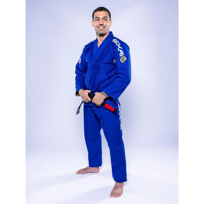 Kimono JJB Fuji Sports | Bleu/Jaune | SEKAI 3.0
