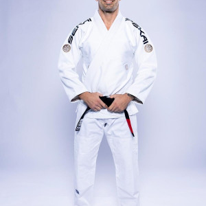 Kimono JJB Fuji Sports | Blanc Navy | SEKAI 3.0