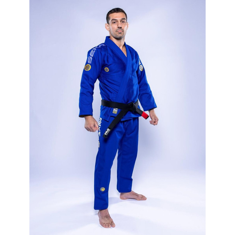 Kimono JJB Fuji Sports | Bleu/Jaune | SEKAI 3.0