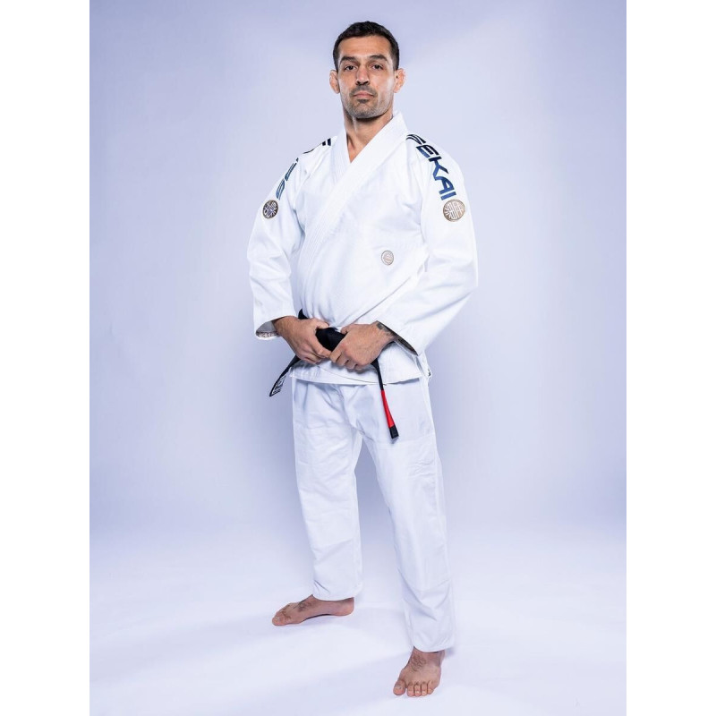 Kimono JJB Fuji Sports | Blanc Navy | SEKAI 3.0
