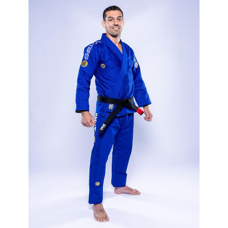 Kimono JJB Fuji Sports | Bleu/Jaune | SEKAI 3.0