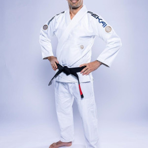 Kimono JJB Fuji Sports | Blanc Navy | SEKAI 3.0