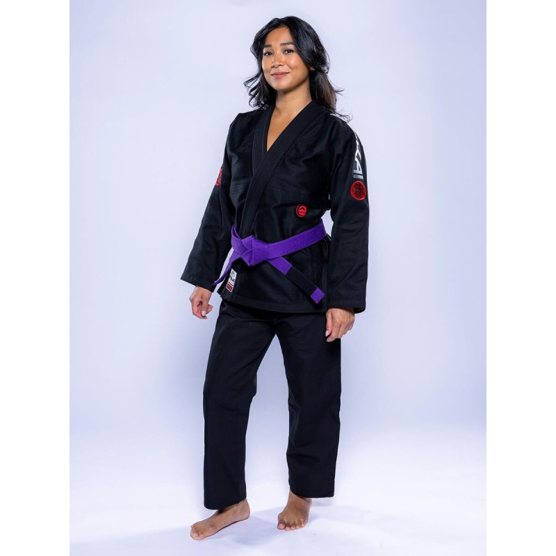 Kimono JJB Fuji Sports | Noir Gris | SEKAI 3.0