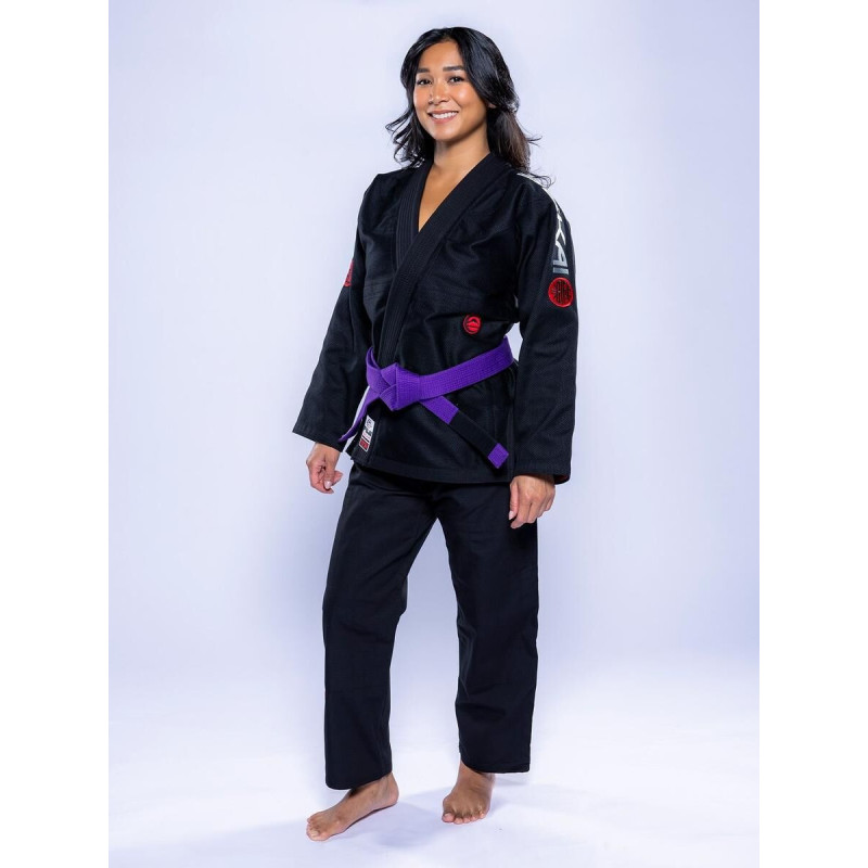 Kimono JJB Fuji Sports | Noir Gris | SEKAI 3.0