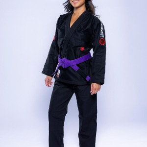 Kimono JJB Fuji Sports | Noir Gris | SEKAI 3.0