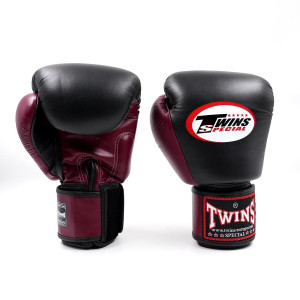 Gants de Boxe TWINS | Marron et Noir | BGVL-3