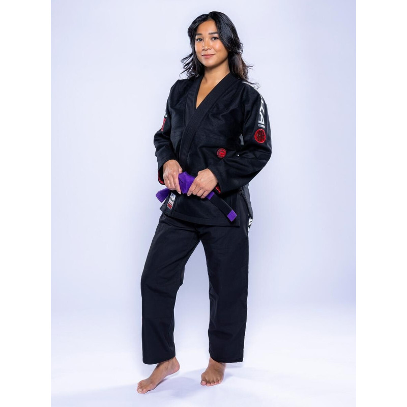 Kimono JJB Fuji Sports | Noir Gris | SEKAI 3.0