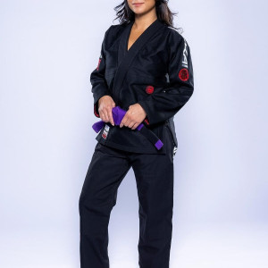 Kimono JJB Fuji Sports | Noir Gris | SEKAI 3.0