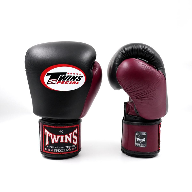 Gants de Boxe TWINS | Marron et Noir | BGVL-3