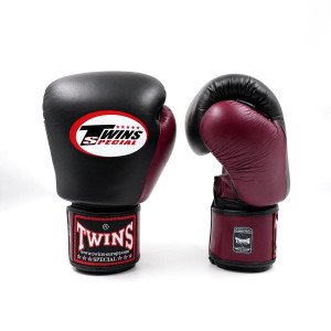 Gants de Boxe TWINS | Marron et Noir | BGVL-3