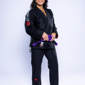 Kimono JJB Fuji Sports | Noir Gris | SEKAI 3.0