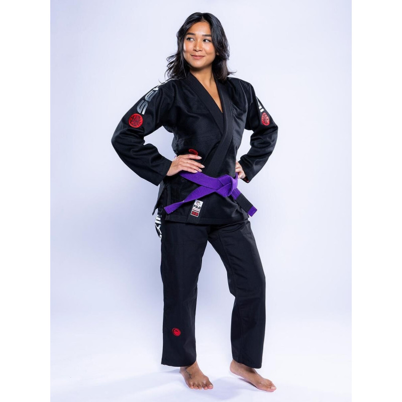 Kimono JJB Fuji Sports | Noir Gris | SEKAI 3.0