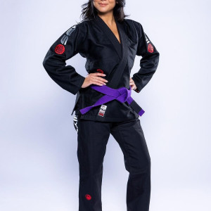 Kimono JJB Fuji Sports | Noir Gris | SEKAI 3.0