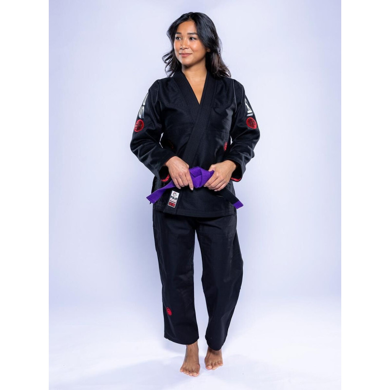 Kimono JJB Fuji Sports | Noir Gris | SEKAI 3.0