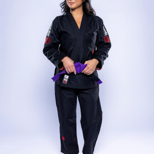 Kimono JJB Fuji Sports | Noir Gris | SEKAI 3.0