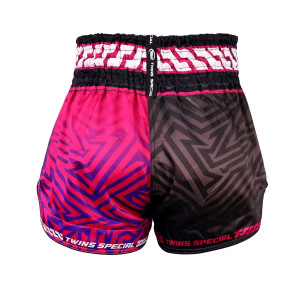 Short Muay Thai TWINS | Black/Pink/Purple/White | TWINS SHORTS