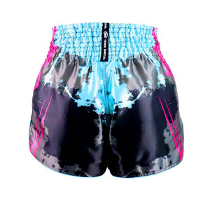 Short Muay Thai TWINS | Noir/Rose/Blanc | TWINS SHORTS