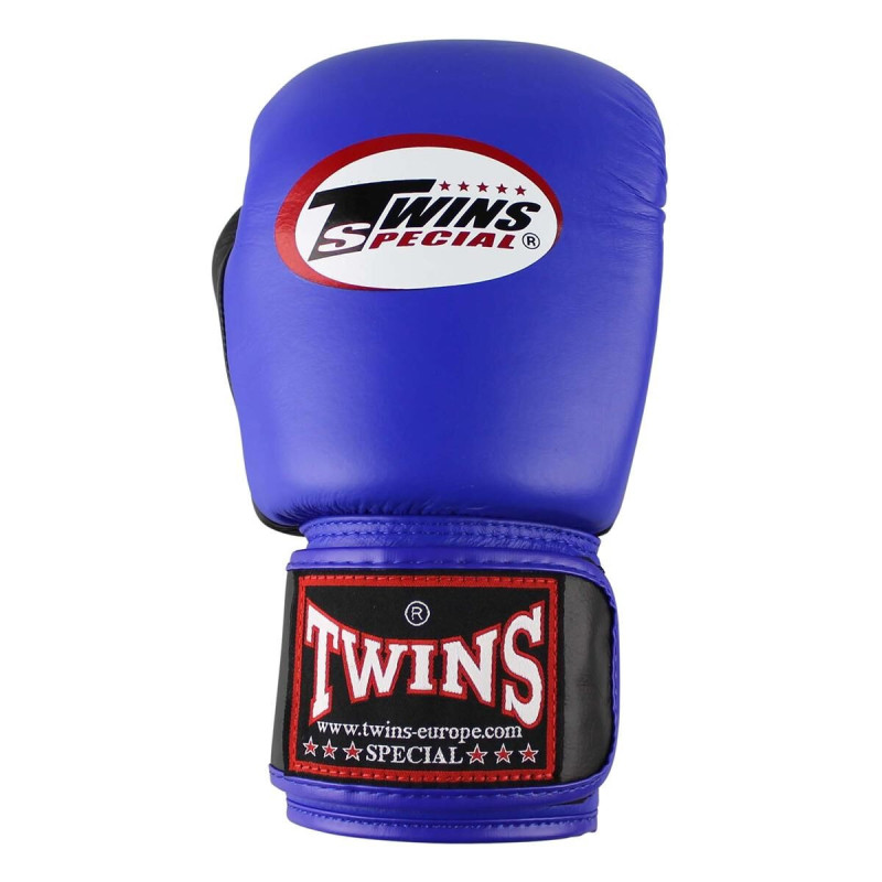 Gants de Boxe TWINS | Noir/Bleu | BGVL-3