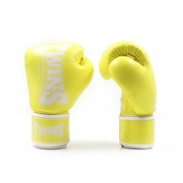 Gants de Boxe TWINS | Citron | BGVL4 Collection Pastel