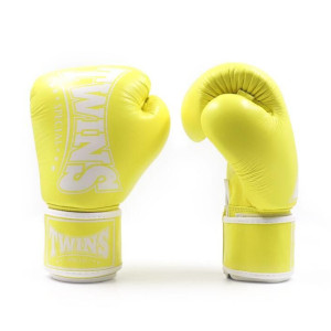 Gants de Boxe TWINS | Citron | BGVL4 Collection Pastel