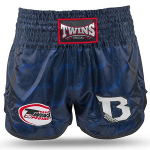 Short Muay Thai TWINS X BOOSTER | Blue | TWINS X BOOSTER