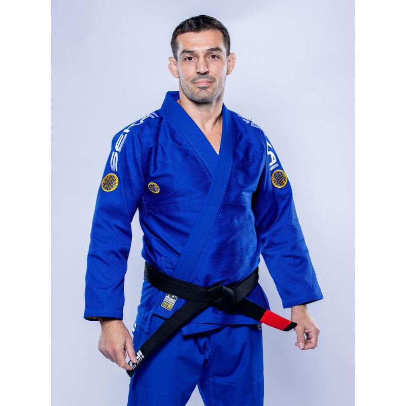 Kimono JJB Fuji Sports | Bleu/Jaune | SEKAI 3.0