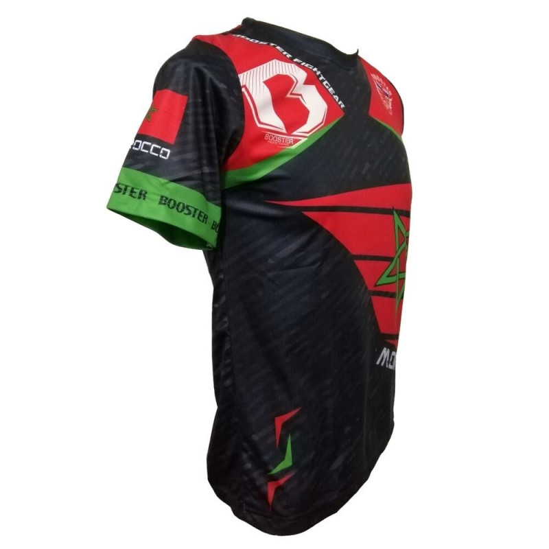 T-Shirt Booster Fight Gear | Drapeau Maroc | BFG