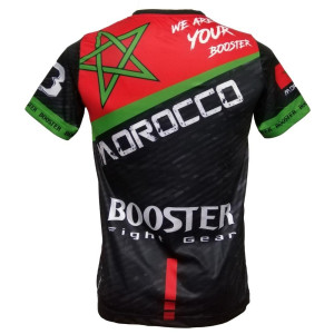 T-Shirt Booster Fight Gear | Drapeau Maroc | BFG