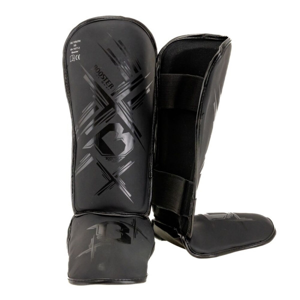 Protège-tibias Enfant | Booster Fight Gear | Noir | Alpha Youth